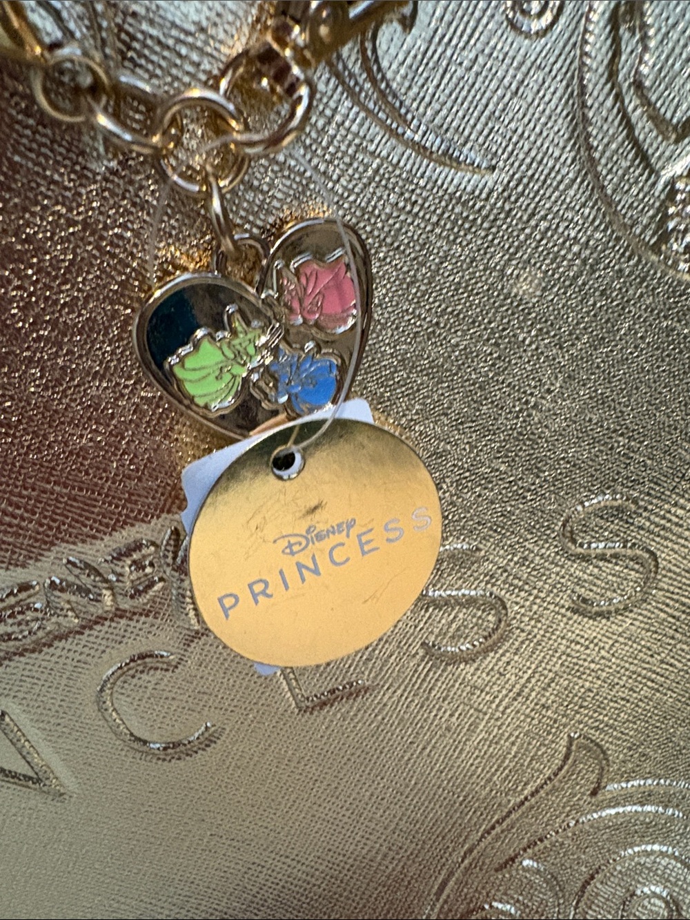 Bath & Body Works Gold Disney Princess Tote plus Princess anti bac holder - Picture 7 of 16